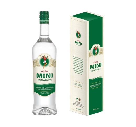 Ouzo Mini Mytilini griechischer Ouzo 40 % 0,7 l