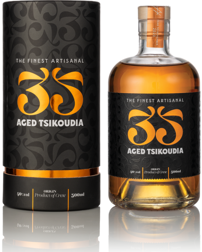 Tsikoudia 35n Aged 40% 0,5L - Cretan Distillery