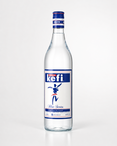 Ouzo Kefi Blue Series griechischer Ouzo 37,5 % 0,7 l