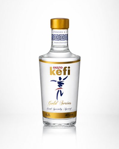 Ouzo Kefi Gold Series Premium Ouzo 42 % 0,2 l