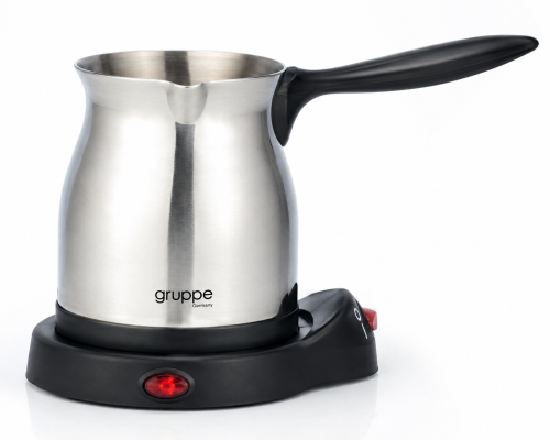 Gruppe JKT 600S1 Inox elektrisches Briki für griechischen Kaffee