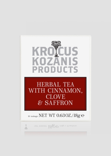 Krocus Kozanis Kräutertee Zimt Nelke & Safran 18 g