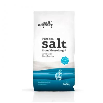 Salt Odyssey reines Meersalz aus Messolonghi fein 1 kg