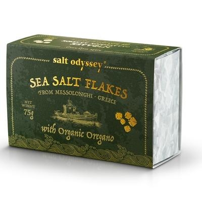 Salt Odyssey Sea Salt Flakes with Organic Oregano 75 g