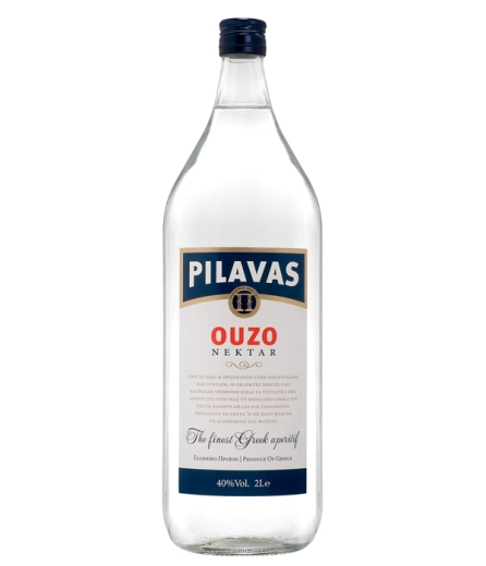 Pilavas Ouzo Nektar griechischer Ouzo 38 % 2 l