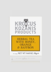 Krocus Kozanis Kräutertee Honig Orange Safran 18 g