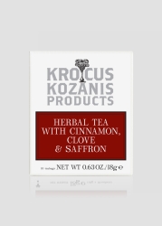 Krocus Kozanis Kräutertee Zimt Nelke & Safran 18 g