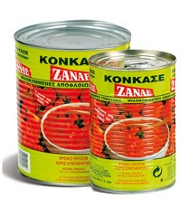 Zanae Concassees 400gr Geschälte Zerstückelte Tomaten