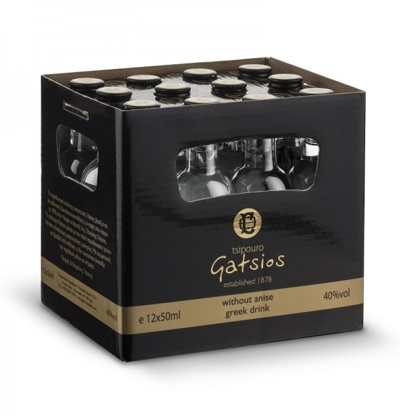 Tsipouro ohne Anis Gatsios 40% 0,05L