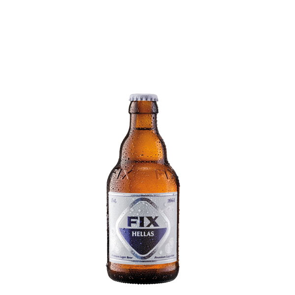 20 Flaschen FIX Bier aus Griechenland 0.33L