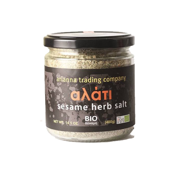 Meersalz BIO mit Kräutern aus Kreta 400gr Weinversand ShopKreta