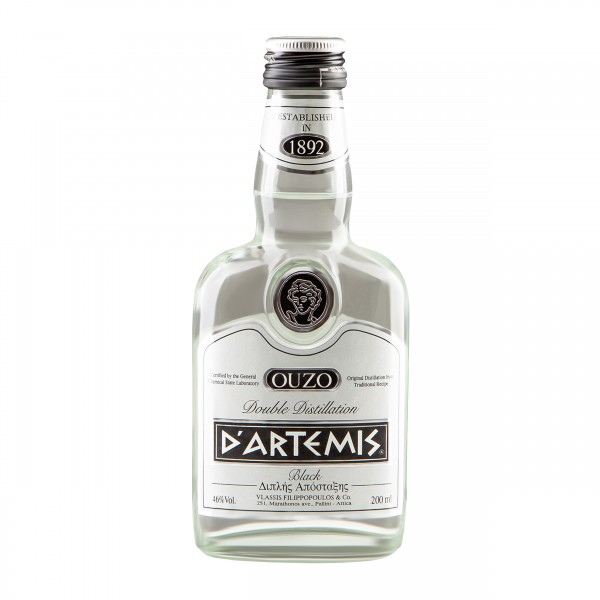 Dartemis Ouzo Black 46% 0.2L