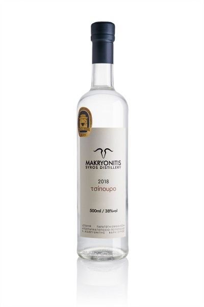 Tsipouro Makryonitis Syros 38% 0.5L