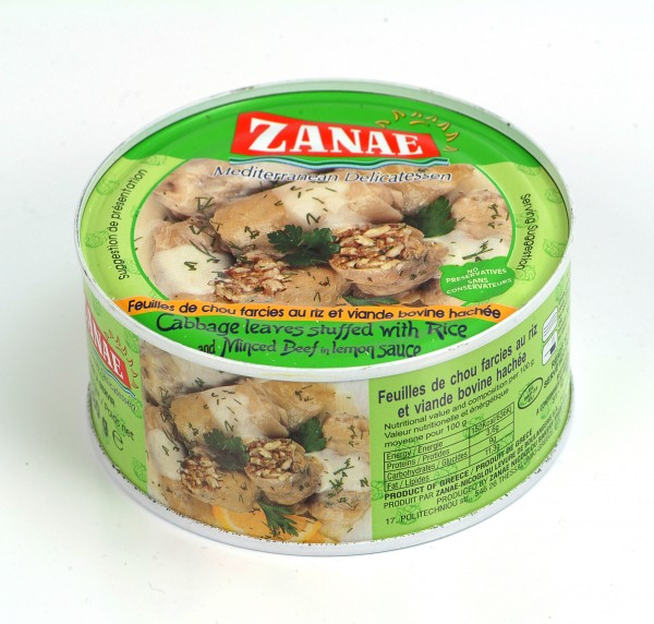 Zanae Kohlrouladen mit Reis und Rinderhack 280gr