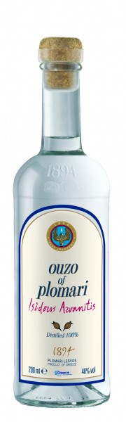 Ouzo Plomari Issidoros Arvanitis 40% 0.2L