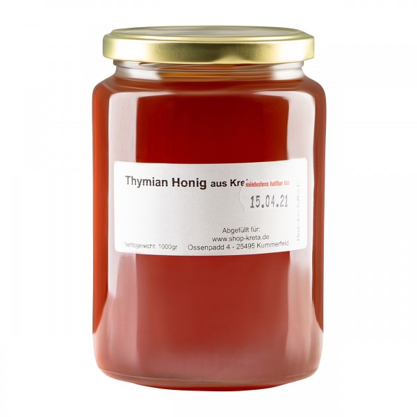 Thymian Honig 1Kg aus Kreta