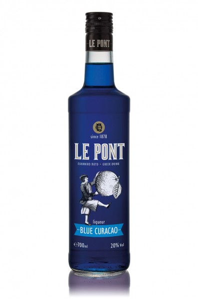 Gatsios Le Pont Blue Curacao 20% 0,7L