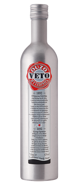 Ouzo Veto Metallic 42% 0.2L