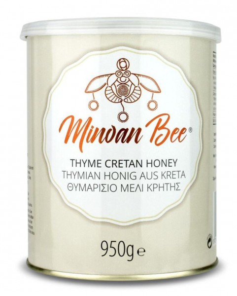 Minoan Bee Thymian Honig 950gr Metall