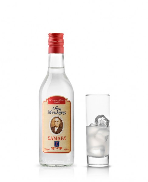 Ouzo Samara Red Lesvos 42 % 0,2L