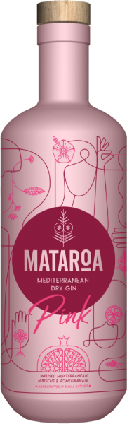 Mataroa Gin Pink 38% 0,7L