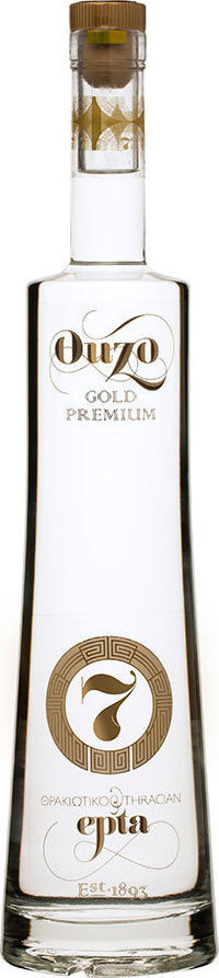 Ouzo No 7 Premium Gold Ouzo, | ~ Weinversand Metaxa, Shop-Kreta Weine, Olivenöl 0.7L