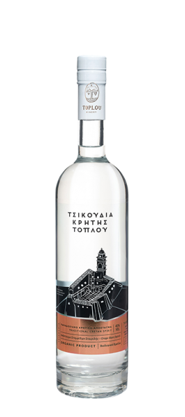 6 Flaschen Tsikoudia Toplou BIO aus Kreta 0,7L