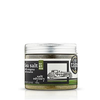 Salt Odyssey Meersalz mit Oregano und Sesam 150gr