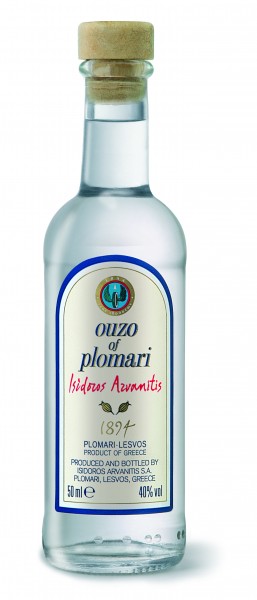 Ouzo Plomari Issidoros Arvanitis 40% 0.05L