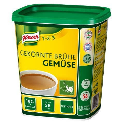 Knorr gekörnte Brühe Gemüse 1Kg