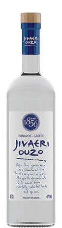 6 Flaschen Ouzo Jivaeri Katsaros 40% 0,7L