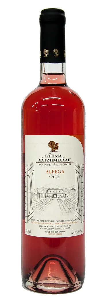 Hatzimichalis Alfega Rose 0,75L | Weinversand Shop-Kreta ~ Ouzo, Metaxa,  Weine, Olivenöl
