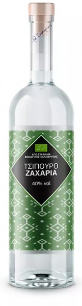 Tsipouro Zacharias BIO ohne Anis 40% 0,7L