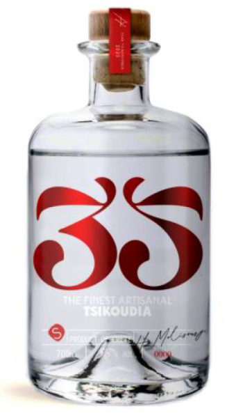 Tsikoudia 35n Syrah 38% 0,7L - Cretan Distillery