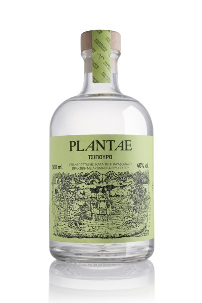 Tsipouro Plantae Premium Makryonitis Syros 40% 0.5L